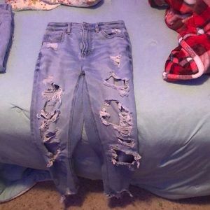 American eagle mom jeans